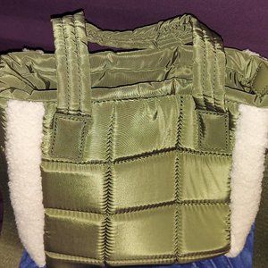 INC International Concepts Small Breeah Tote, Created for Macy's- Moss Sherpa